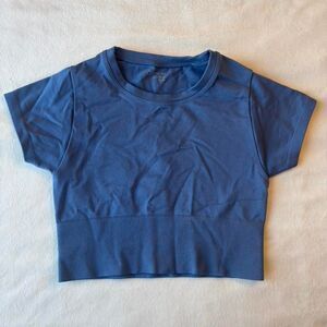 Aerie Blue Crop Top | Size XS